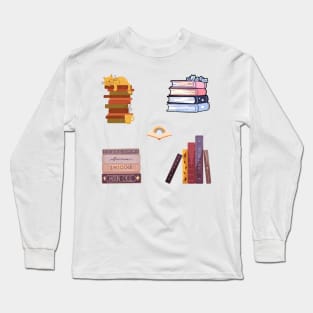 Book Stack Pack Long Sleeve T-Shirt